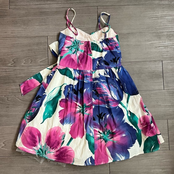 Y2K Delia’s Floral Tulip Print A Line Spring Dress Size 3 - Picture 5 of 7